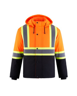 L01310 - Freightliner - Veste Softshell isolée haute visibilité pour hommes