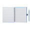 5.5” x  7” FSC Recycled Spiral Notebook w/ RPET Pe