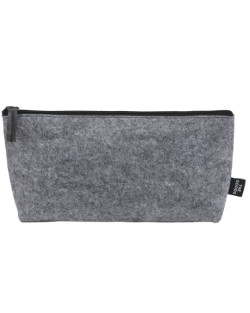 The Goods Recycled Felt Zippered Pouch