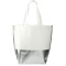 Large Laminated Metallic Bottom Tote
