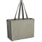 Recycled Cotton Contrast Side Shopper Tote