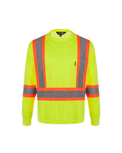 S05970 - Lookout - Men's Hi-Vis Safety Long Sleeve Shirt