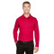 CrownLux Performance™ Men's Tall Plaited Long Sleeve Polo