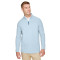 CrownLux Performance™ Men's Clubhouse Micro-Stripe Quarter-Zip