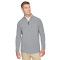 CrownLux Performance™ Men's Clubhouse Micro-Stripe Quarter-Zip