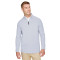 CrownLux Performance™ Men's Clubhouse Micro-Stripe Quarter-Zip