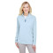 CrownLux Performance™ Ladies' Clubhouse Micro-Stripe Quarter-Zip