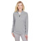 CrownLux Performance™ Ladies' Clubhouse Micro-Stripe Quarter-Zip