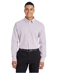 CrownLux Performance™ Men's Micro Windowpane Shirt