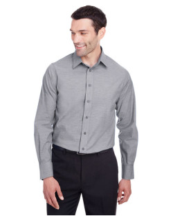Collection Crown pour homme Chemise extensible en chambray pinpoint