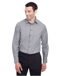 Men's Crown Collection™ Stretch Pinpoint Chambray Shirt