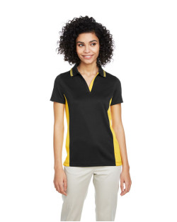 Flash - Polo pour femme à blocs de couleur avec protection contre les accrocs Plus