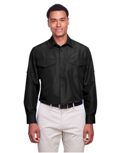 Key West Chemise performance d'employé à manches longues pour homme