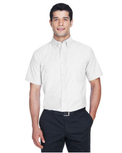 Chemise pour homme oxford à manches courtes facile à laver de Harriton