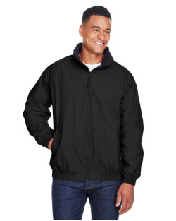 Manteau en nylon doublé en molleton de Harriton