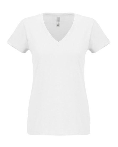 Ladies' Sueded V-Neck T-Shirt