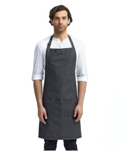 Unisex Jeans Stitch Denim Bib Apron