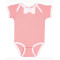 Infant Baby Rib Bow Tie Bodysuit